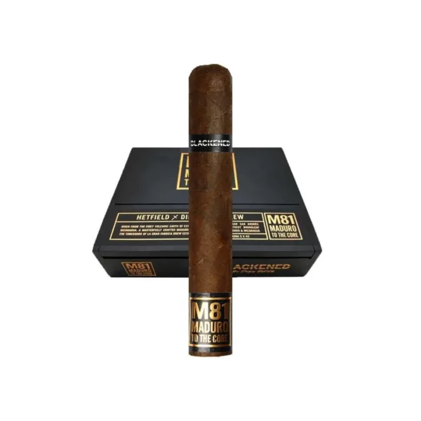 Blackened M81 Robusto Box + Blackened Whiskey Smoking Kit